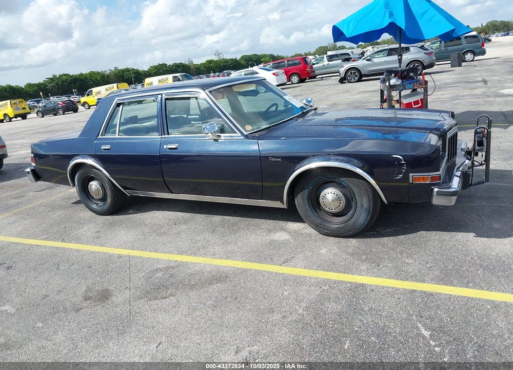 1986 DODGE DIPLOMAT SALON VIN: 1B3BG26P4GX539728