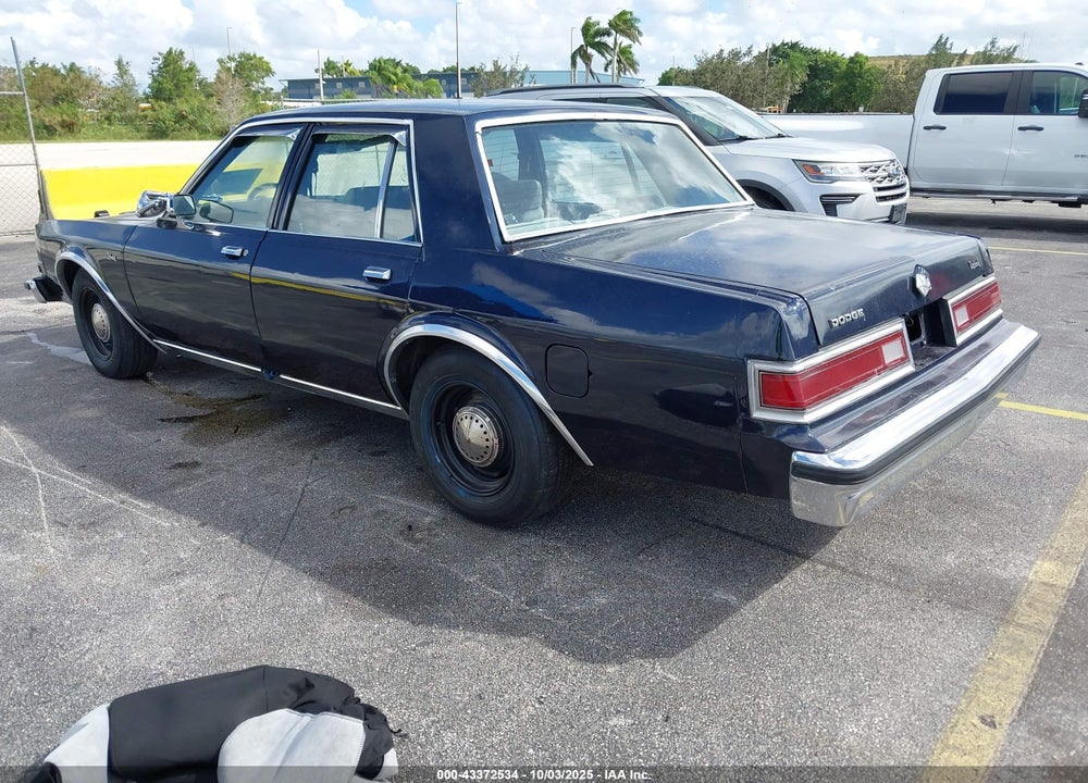 1986 DODGE DIPLOMAT SALON VIN: 1B3BG26P4GX539728