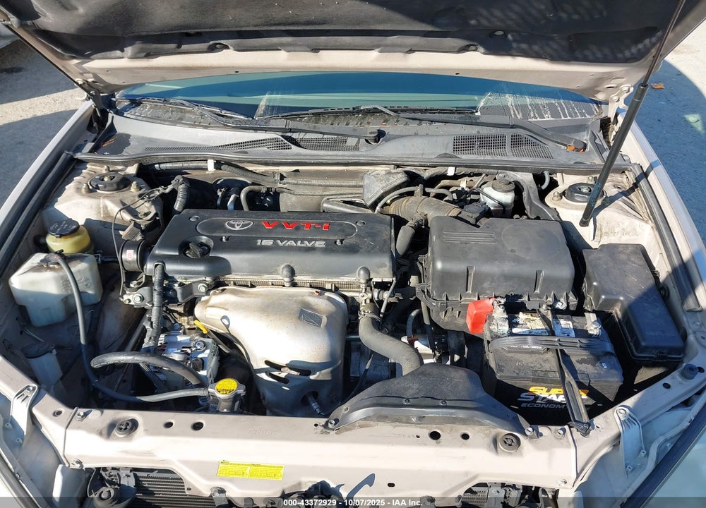 2002 TOYOTA CAMRY LE VIN: 4T1BE32K02U598124