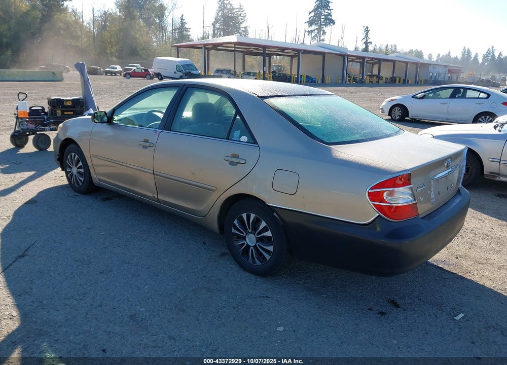 2002 TOYOTA CAMRY LE VIN: 4T1BE32K02U598124