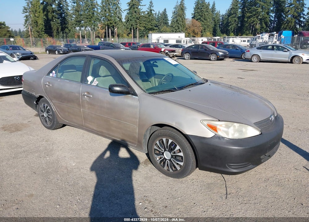 2002 TOYOTA CAMRY LE VIN: 4T1BE32K02U598124