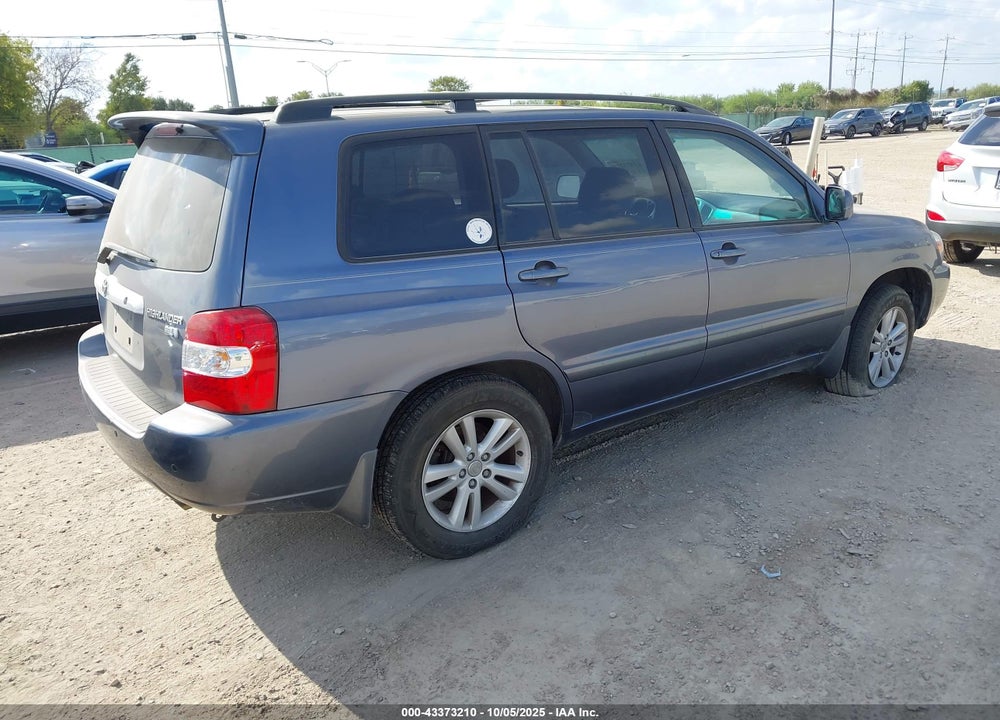 2006 TOYOTA HIGHLANDER HYBRID V6 VIN: JTEDW21A960006922