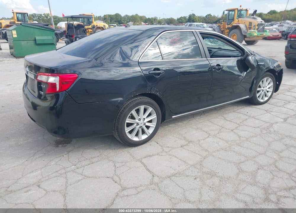 2012 TOYOTA CAMRY HYBRID XLE VIN: 4T1BD1FK4CU027030