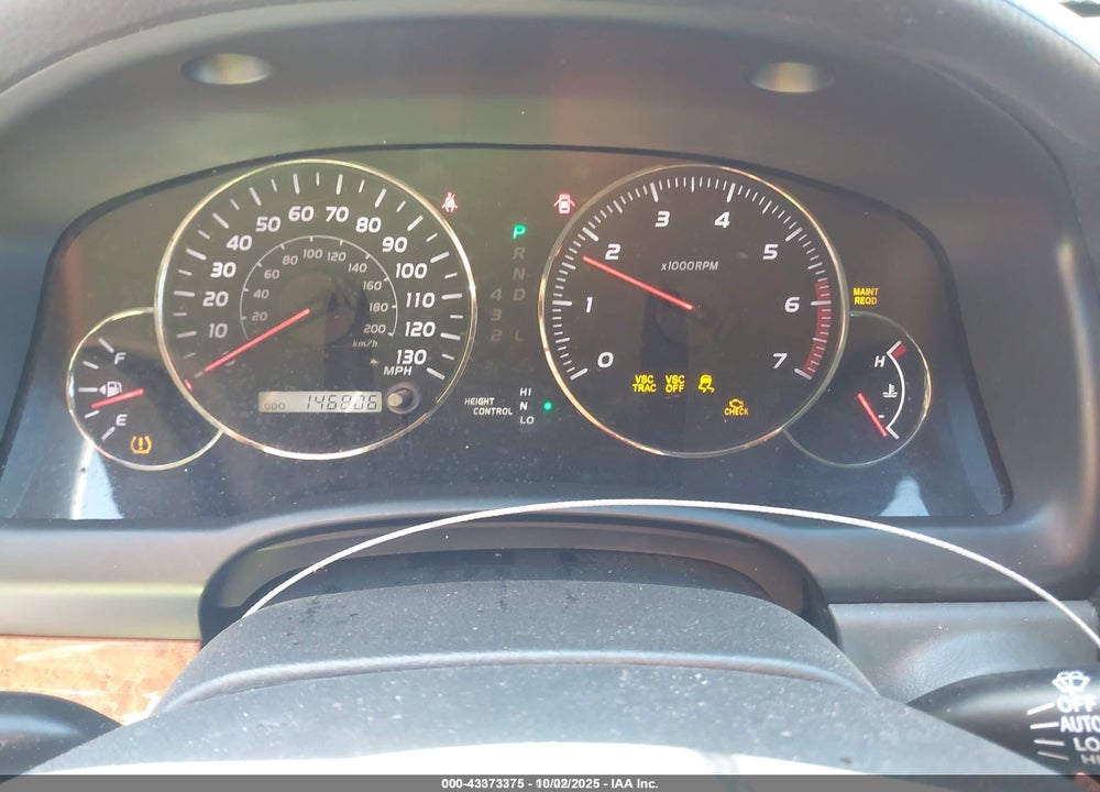 2005 LEXUS GX 470 VIN: JTJBT20X550079162