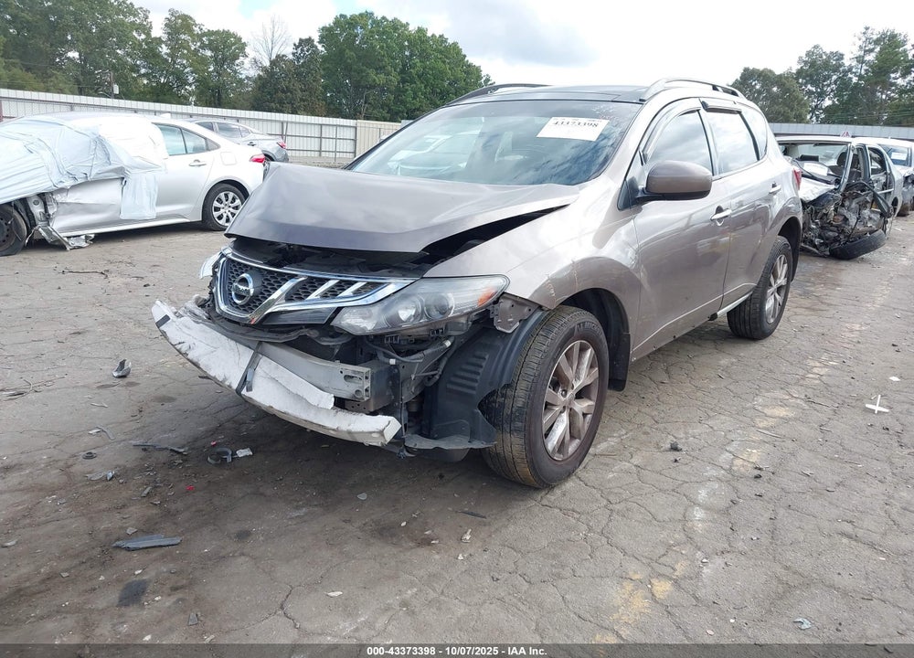 2014 NISSAN MURANO SL VIN: JN8AZ1MW7EW506271