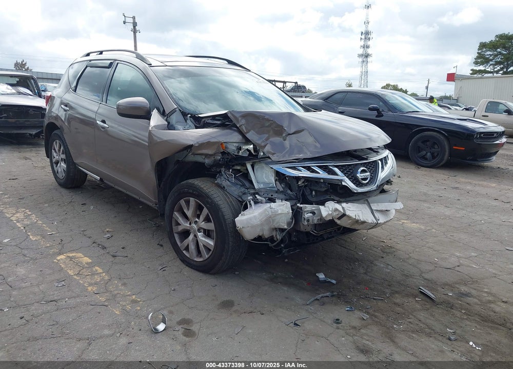 2014 NISSAN MURANO SL VIN: JN8AZ1MW7EW506271