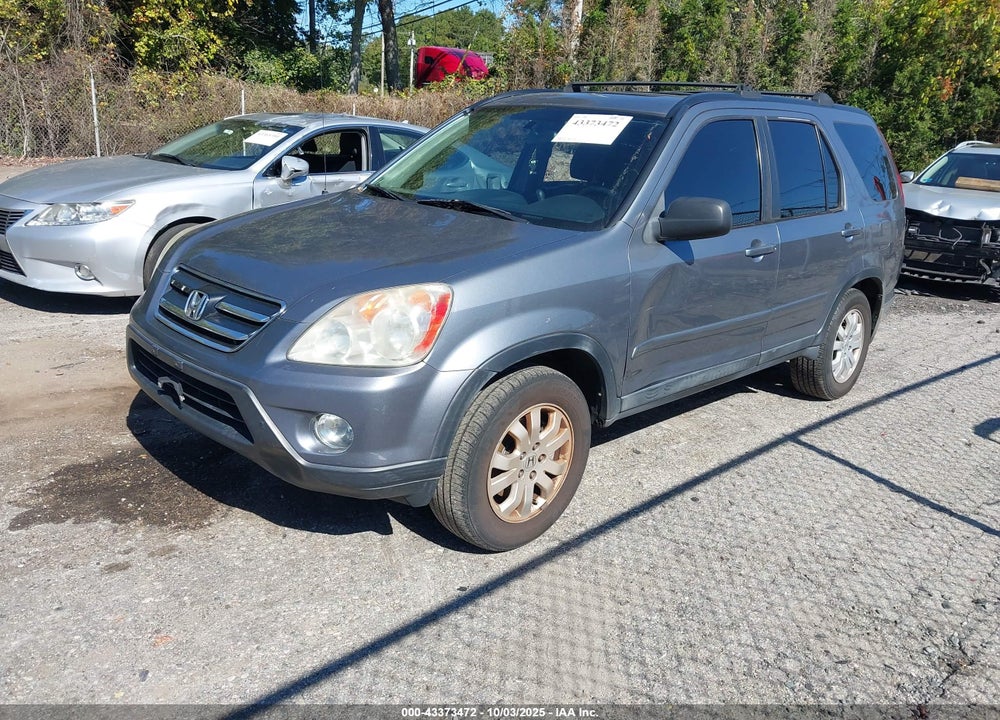 2005 HONDA CR-V SE VIN: SHSRD78955U338521
