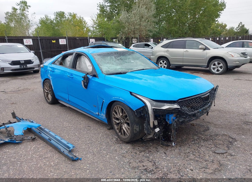 2022 CADILLAC CT4-V V-SERIES BLACKWING VIN: 1G6D75RP9N0410574