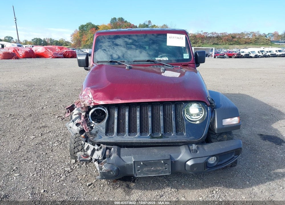 2022 JEEP WRANGLER UNLIMITED WILLYS 4X4 VIN: 1C4HJXDG4NW154537