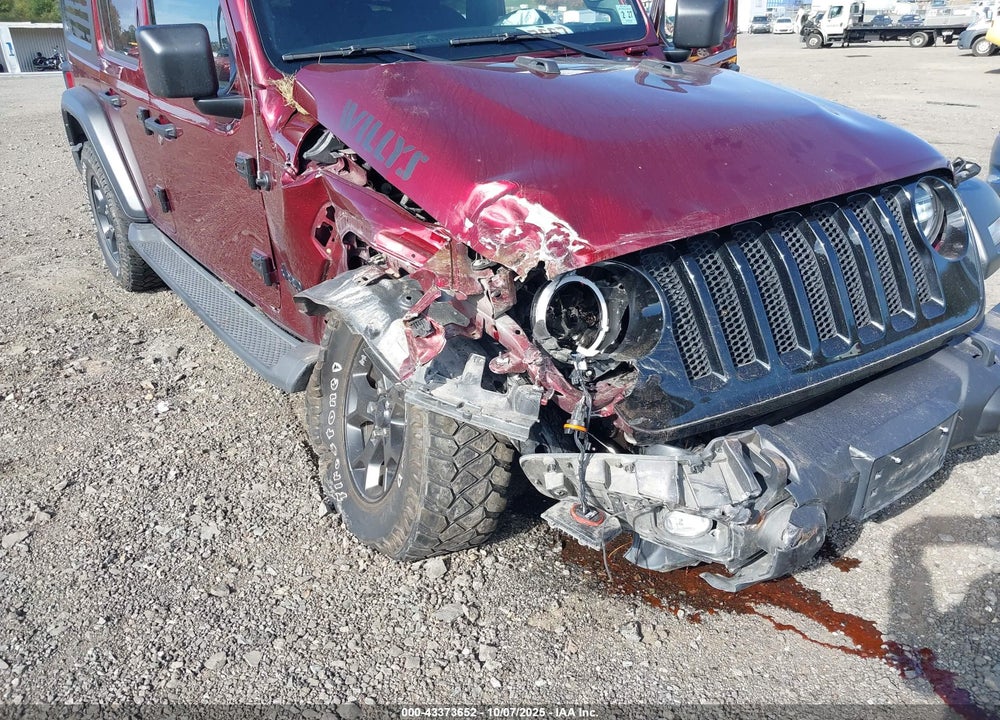 2022 JEEP WRANGLER UNLIMITED WILLYS 4X4 VIN: 1C4HJXDG4NW154537
