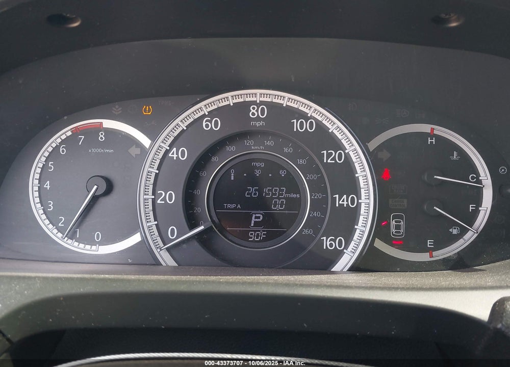 2013 HONDA ACCORD VIN: 1HGCR2F86DA077498