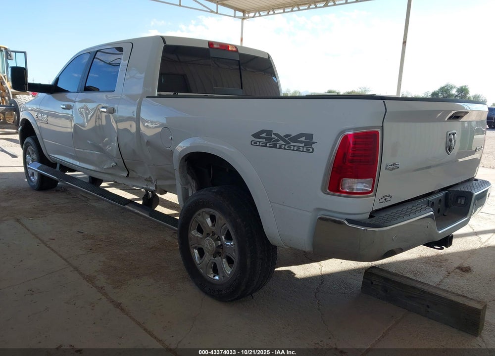 2018 RAM 2500 LAIE  4X4 6'4 BOX VIN: 3C6UR5NL5JG142811