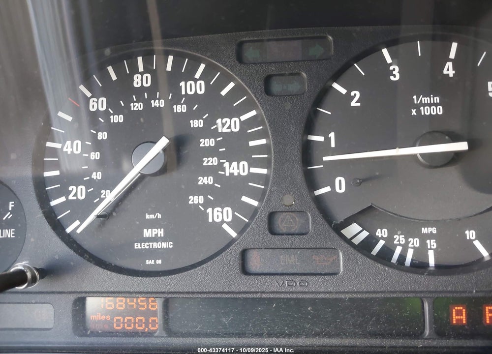 1994 BMW 540 I AUTOMATIC VIN: WBAHE6322RGF27806