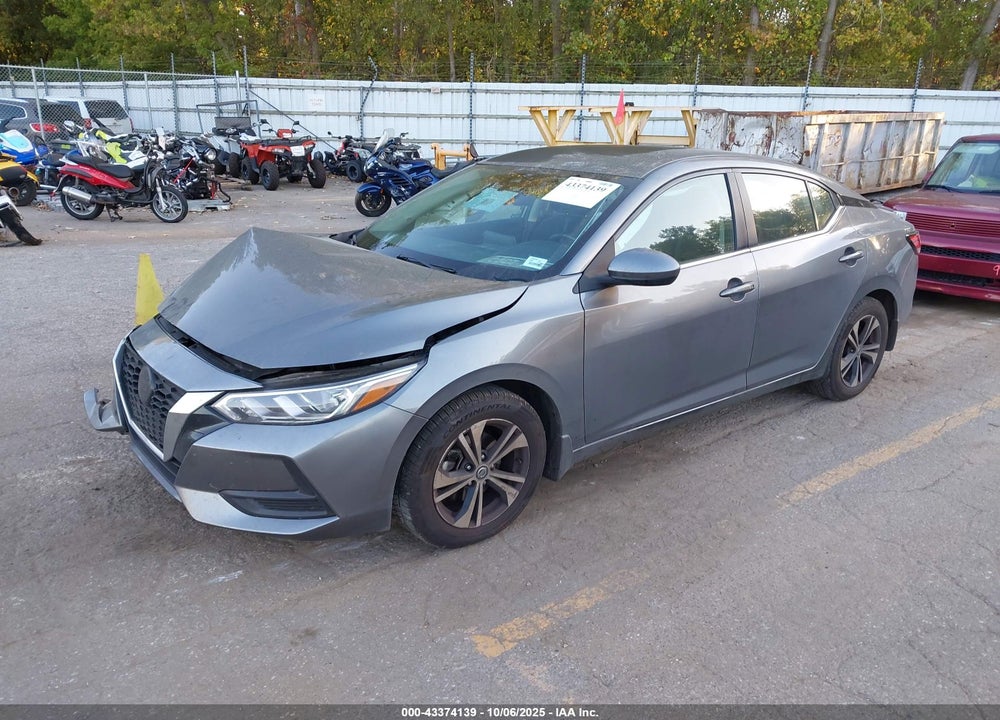 2022 NISSAN SENTRA SV XTRONIC CVT VIN: 3N1AB8CV6NY210283