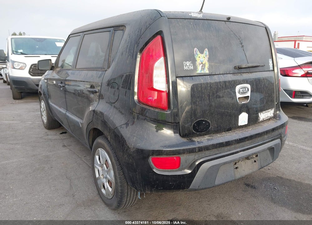 2012 KIA SOUL VIN: KNDJT2A5XC7459274