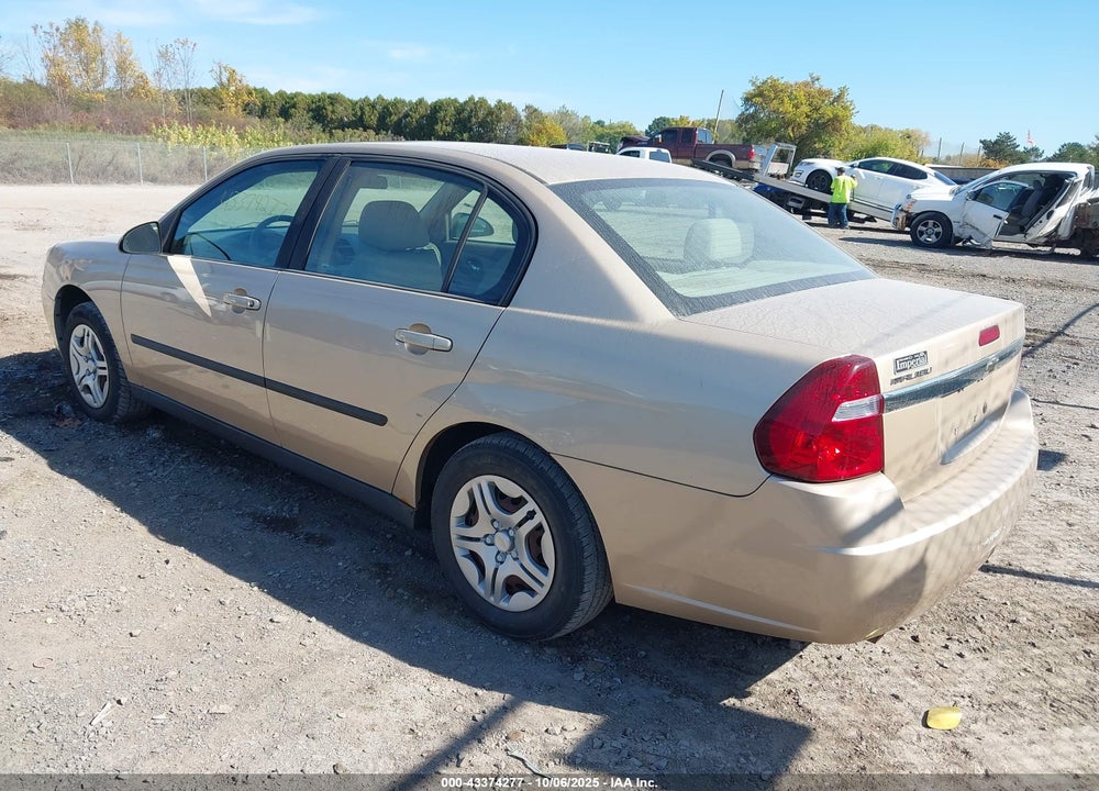 2005 CHEVROLET MALIBU VIN: 1G1ZS52F15F194065