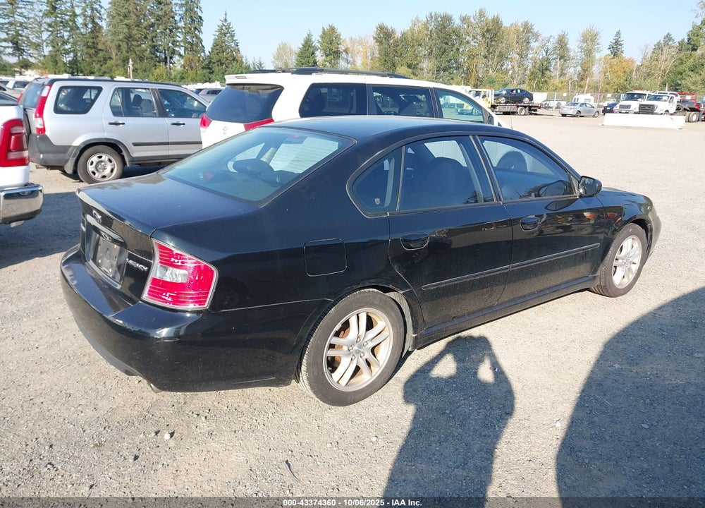 2005 SUBARU LEGACY 2.5I LIMITED VIN: 4S3BL626357210997