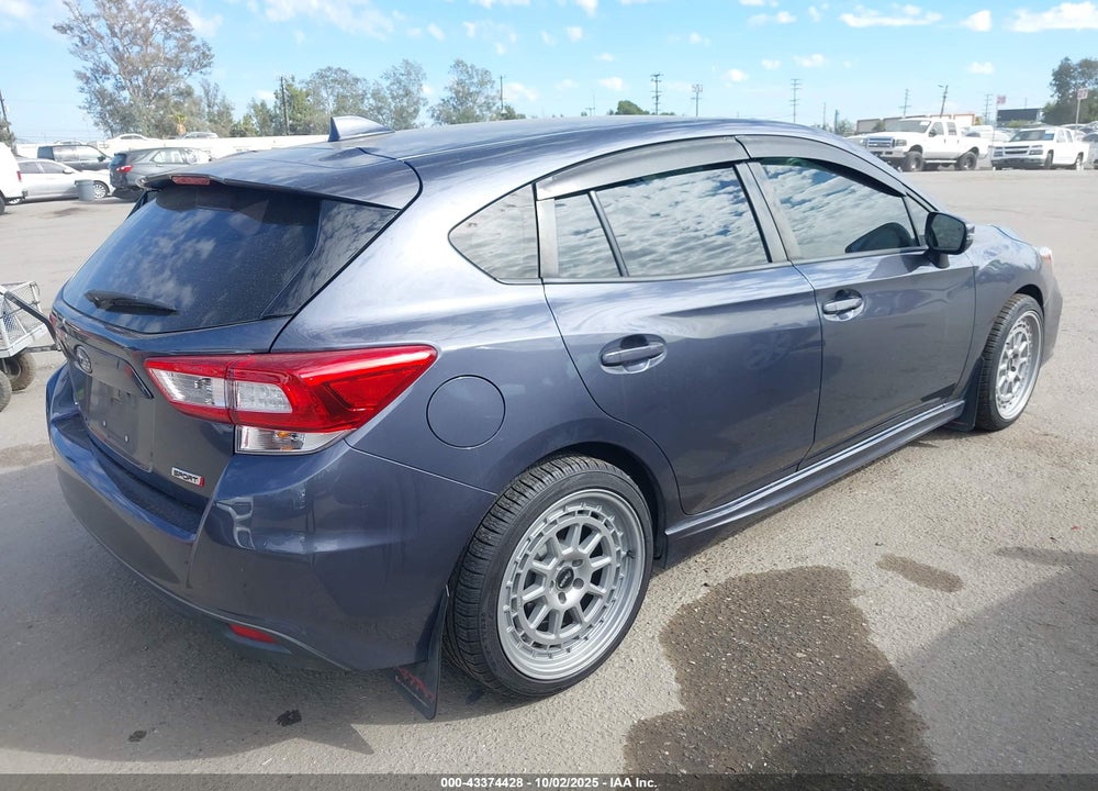 2017 SUBARU IMPREZA VIN: 4S3GTAM65H3730216