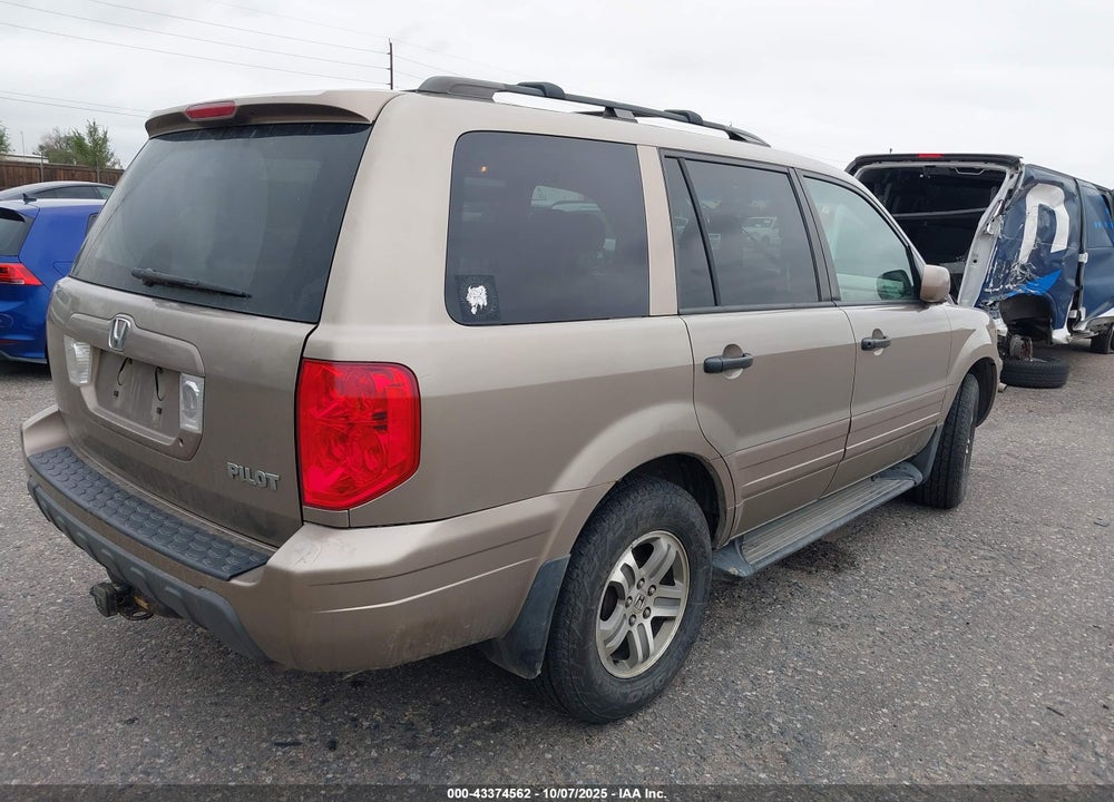 2003 HONDA PILOT EX-L VIN: 2HKYF18523H525382