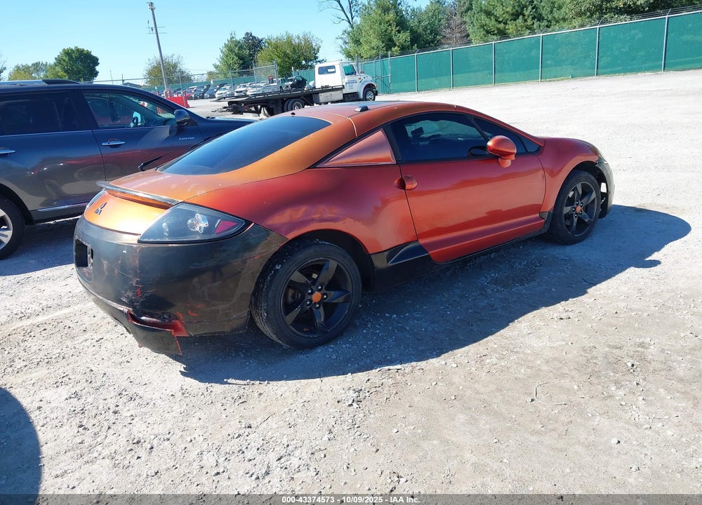 2008 MITSUBISHI ECLIPSE GS VIN: 4A3AK24F68E002646
