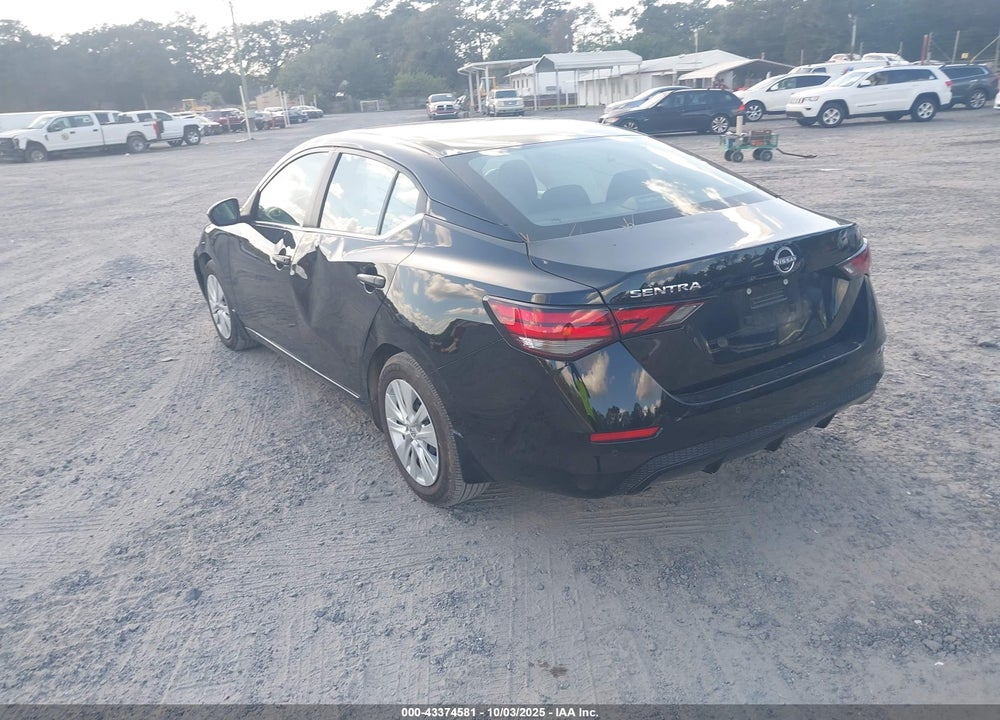 2025 NISSAN SENTRA S VIN: 3N1AB8BV7SY250336