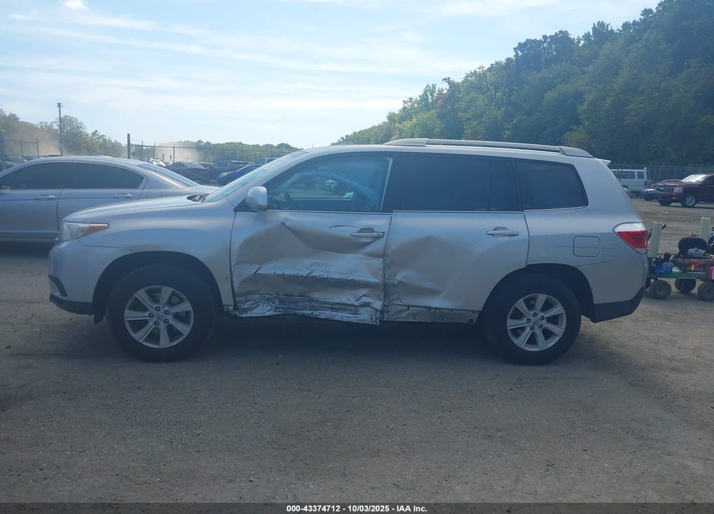 2013 TOYOTA HIGHLANDER BASE V6 VIN: 5TDZK3EH7DS114498