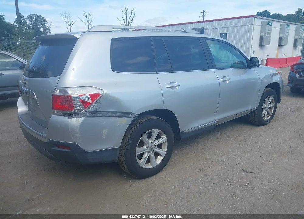 2013 TOYOTA HIGHLANDER BASE V6 VIN: 5TDZK3EH7DS114498