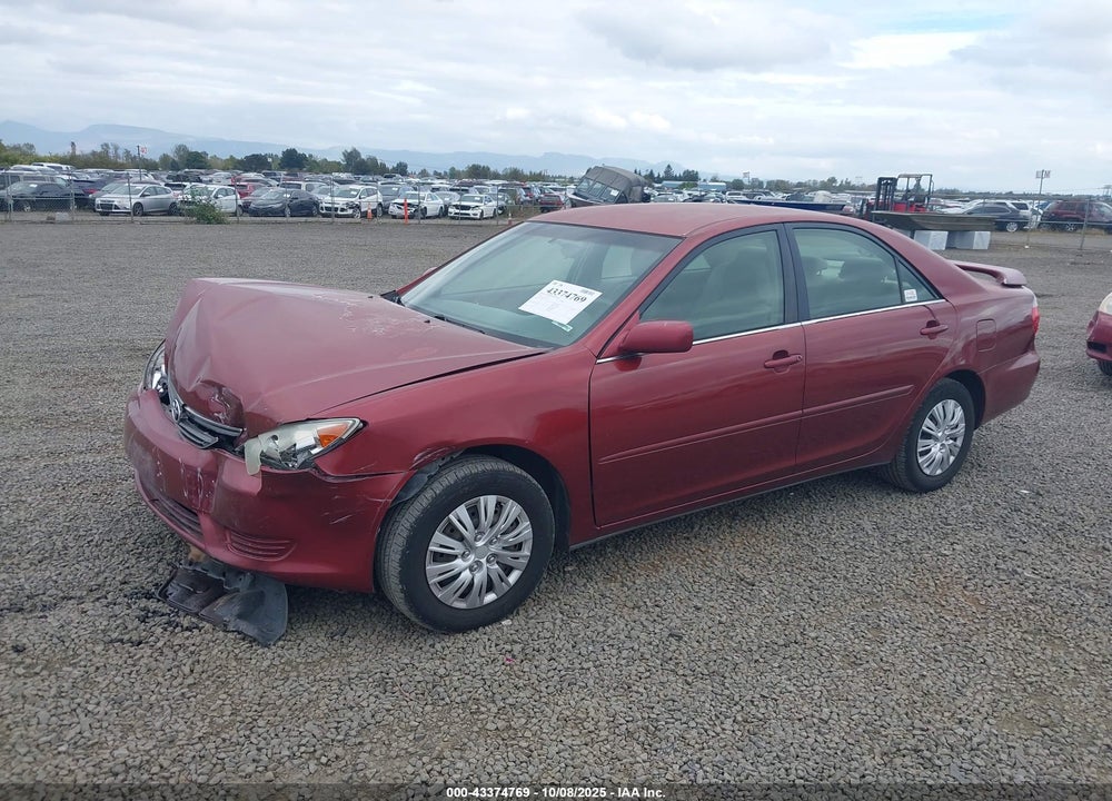 2005 TOYOTA CAMRY LE VIN: 4T1BE32K25U076731