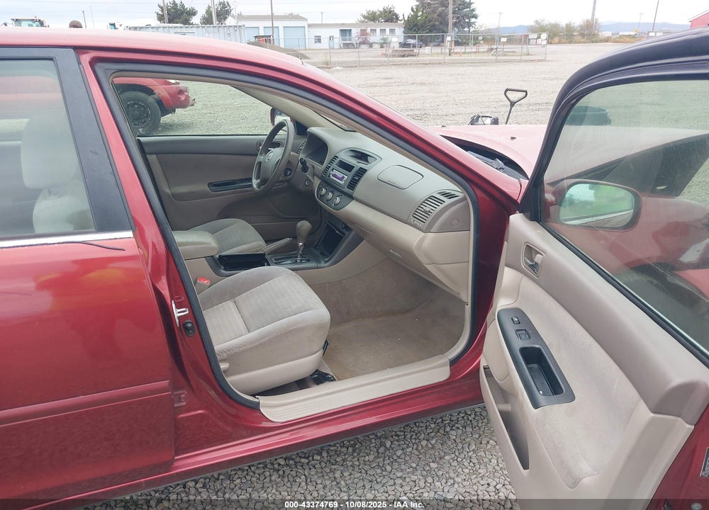 2005 TOYOTA CAMRY LE VIN: 4T1BE32K25U076731