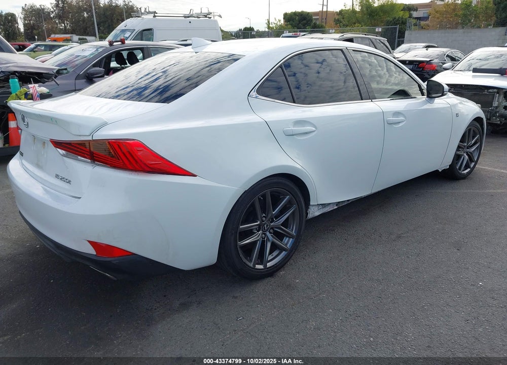 2017 LEXUS IS 200T VIN: JTHBA1D25H5056911