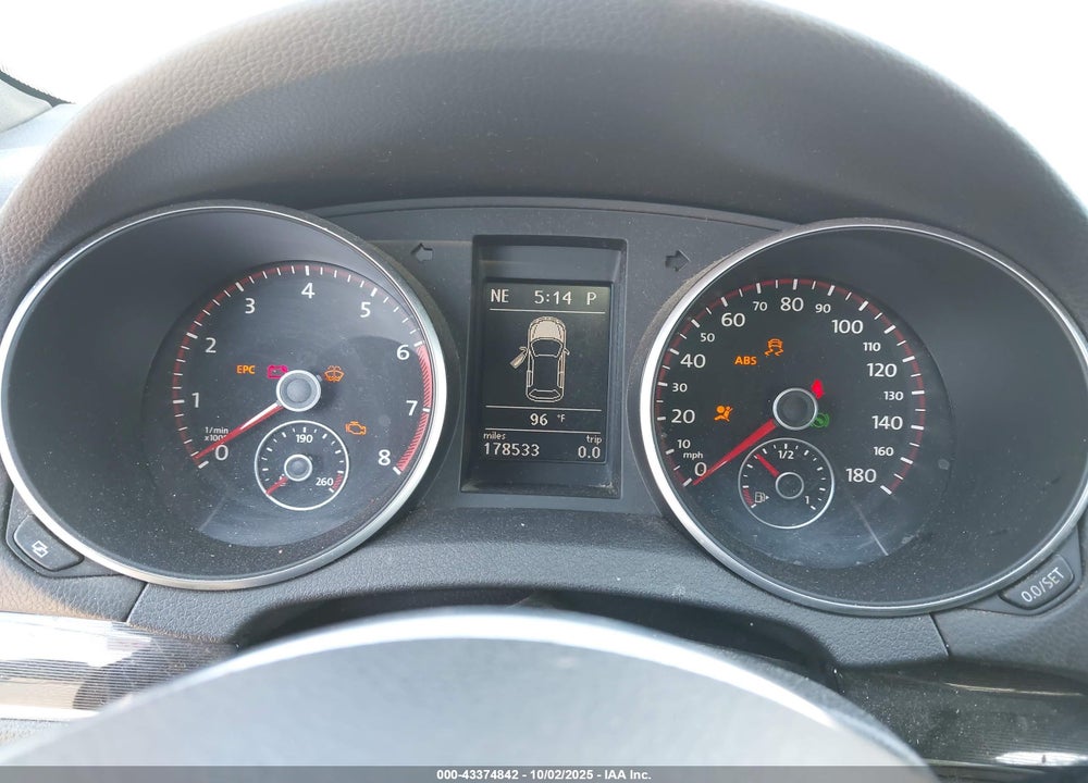 2011 VOLKSWAGEN GTI VIN: WVWHD7AJ2BW151056