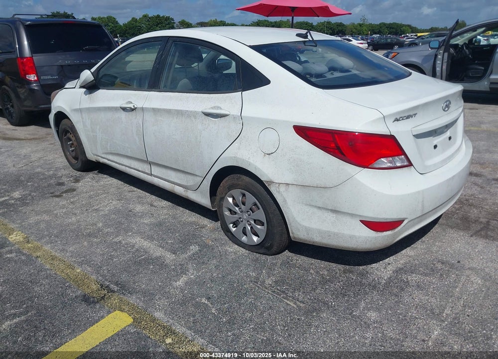 2016 HYUNDAI ACCENT VIN: KMHCT4AEXGU058122