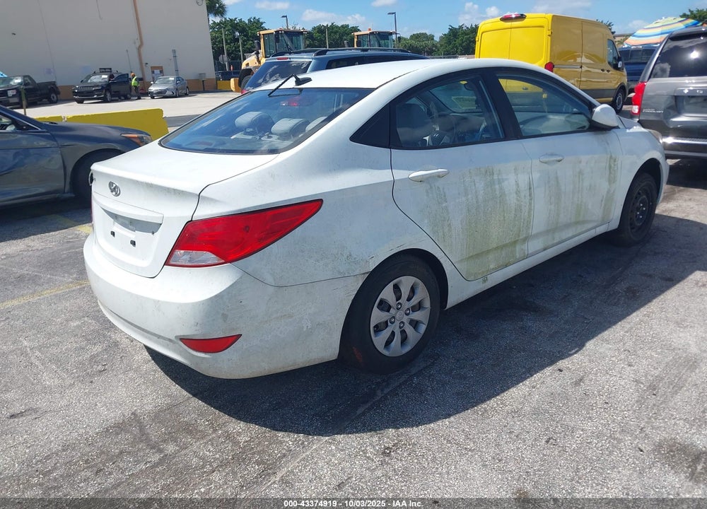 2016 HYUNDAI ACCENT VIN: KMHCT4AEXGU058122