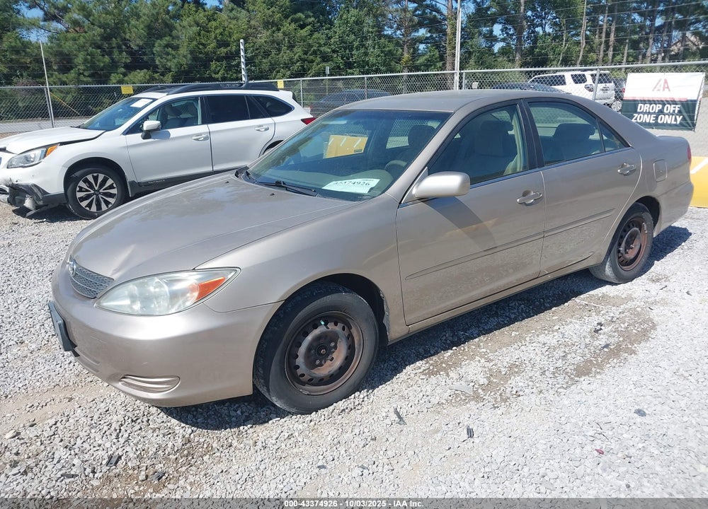 2002 TOYOTA CAMRY LE VIN: JTDBE32K220088093