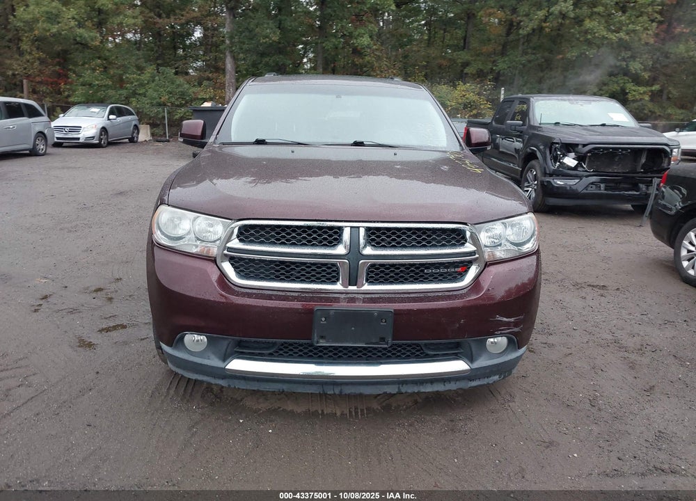 2012 DODGE DURANGO VIN: 1C4RDJDG4CC308803