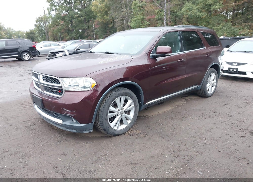 2012 DODGE DURANGO VIN: 1C4RDJDG4CC308803