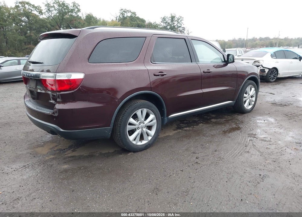 2012 DODGE DURANGO VIN: 1C4RDJDG4CC308803