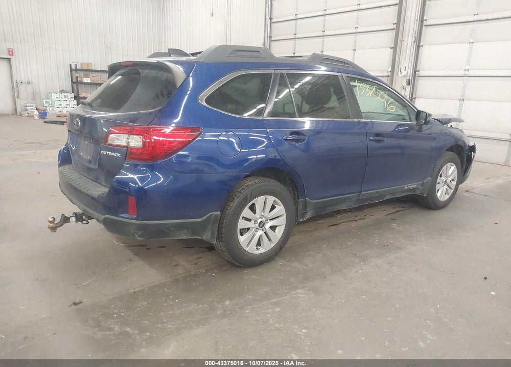2016 SUBARU OUTBACK VIN: 4S4BSBFC0G3249709