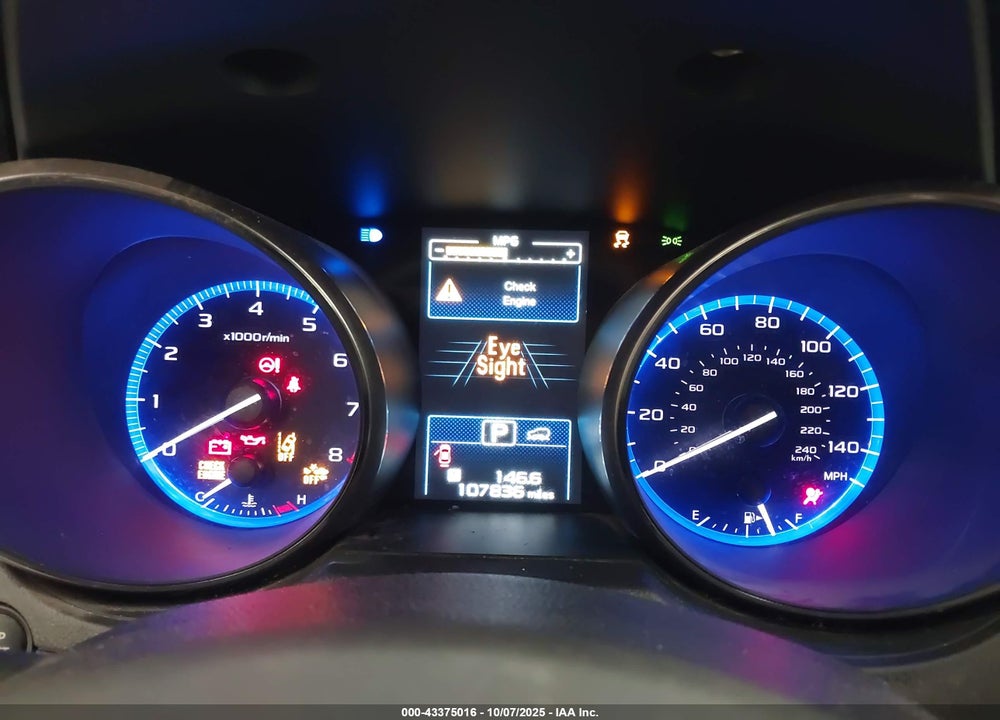 2016 SUBARU OUTBACK VIN: 4S4BSBFC0G3249709