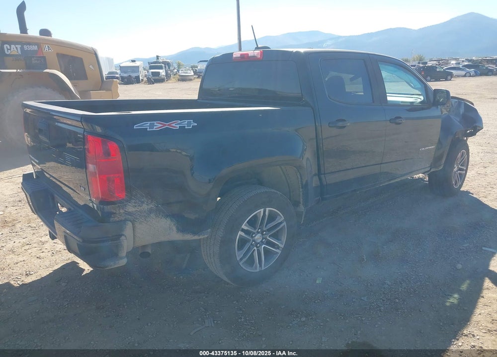 2022 CHEVROLET COLORADO 4WD  LONG BOX WT/4WD  SHORT BOX WT VIN: 1GCGTBEN8N1226293