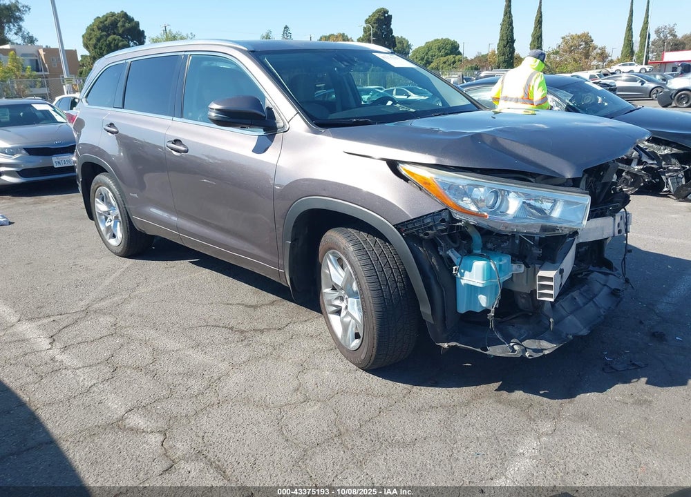 2015 TOYOTA HIGHLANDER HYBRID LIMITED VIN: 5TDDCRFH2FS008262