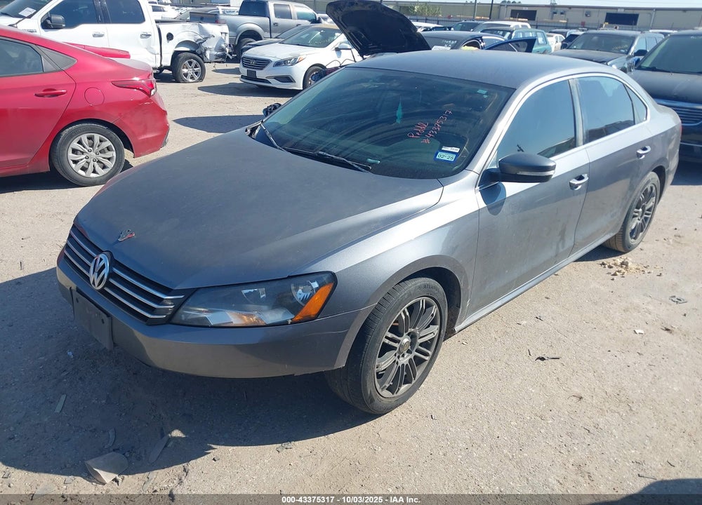 2013 VOLKSWAGEN PASSAT VIN: 1VWBH7A37DC108510