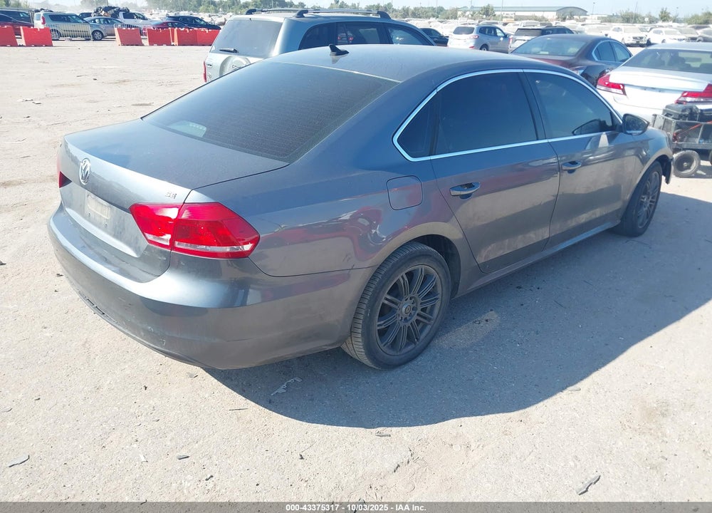 2013 VOLKSWAGEN PASSAT VIN: 1VWBH7A37DC108510