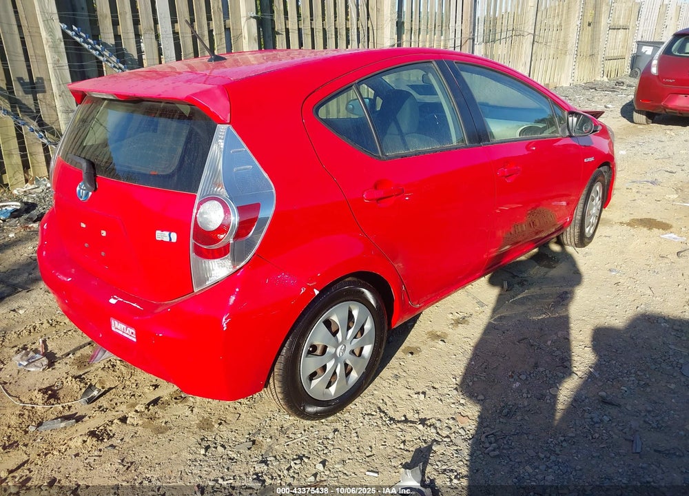 2012 TOYOTA PRIUS C VIN: JTDKDTB3XC1020342