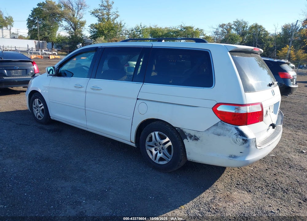 2005 HONDA ODYSSEY EX VIN: 5FNRL38455B410650