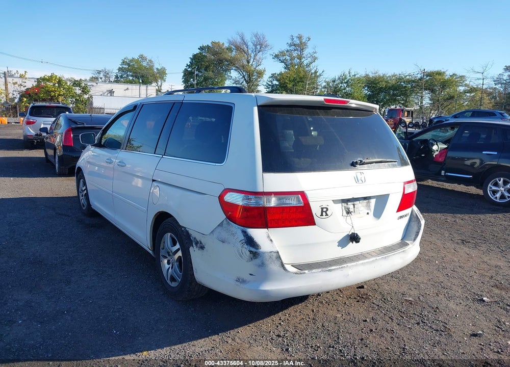 2005 HONDA ODYSSEY EX VIN: 5FNRL38455B410650