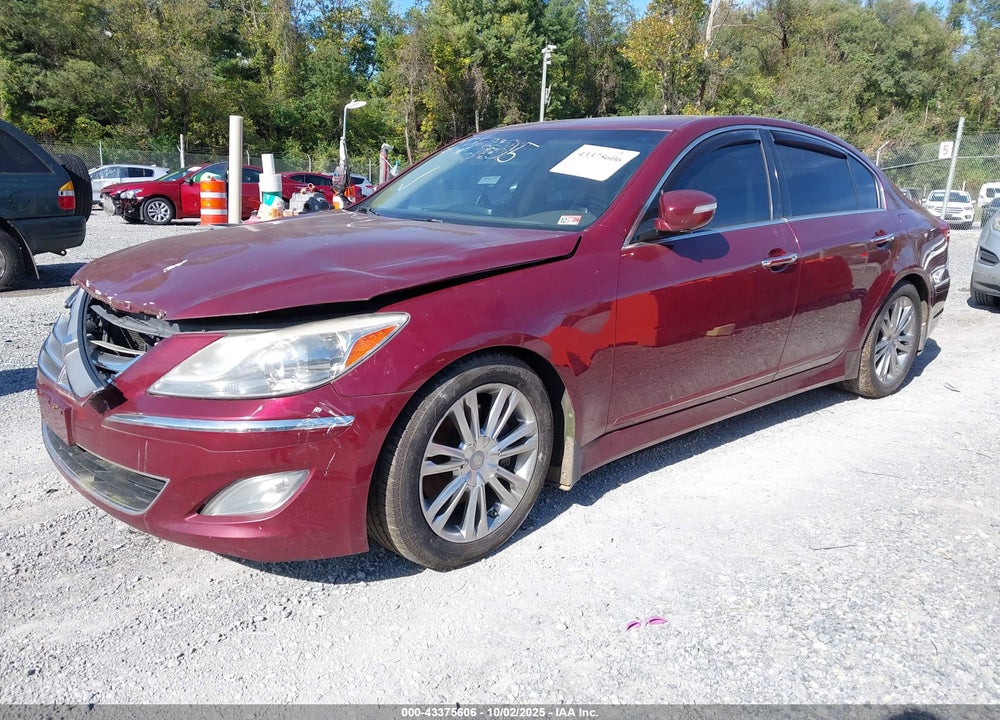 2012 HYUNDAI GENESIS VIN: KMHGC4DDXCU196774