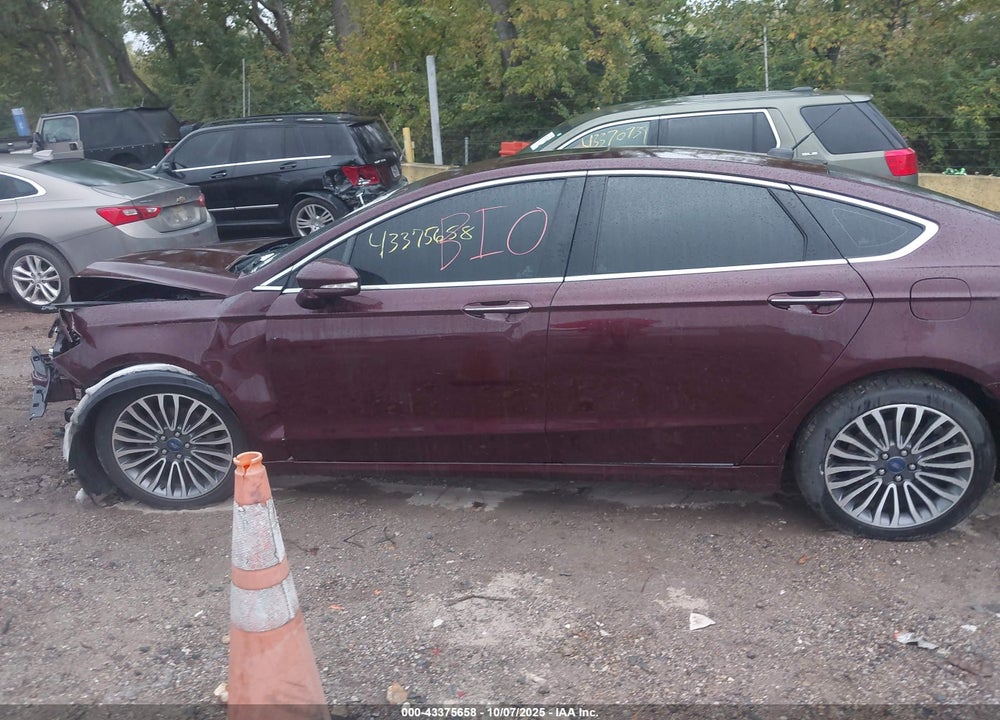 2017 FORD FUSION SE VIN: 3FA6P0T91HR156551