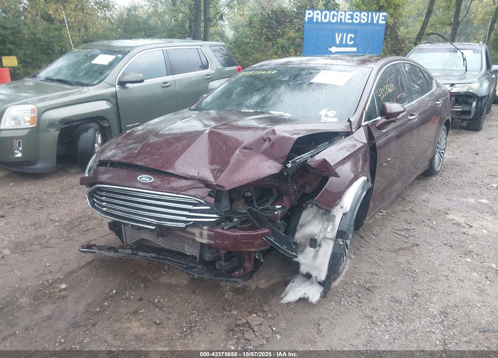 2017 FORD FUSION SE VIN: 3FA6P0T91HR156551