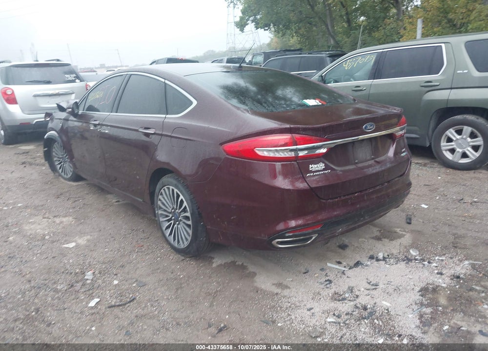 2017 FORD FUSION SE VIN: 3FA6P0T91HR156551